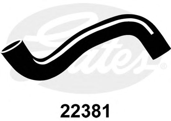 Шланг радиатора GATES 22381
