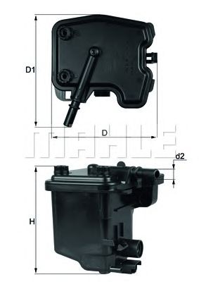 Топливный фильтр KNECHT KL 431D