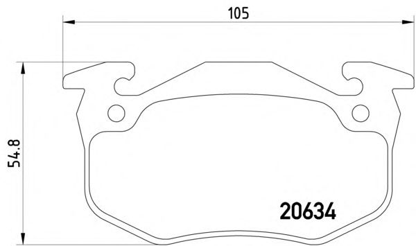 Тормозные колодки TEXTAR 2063402