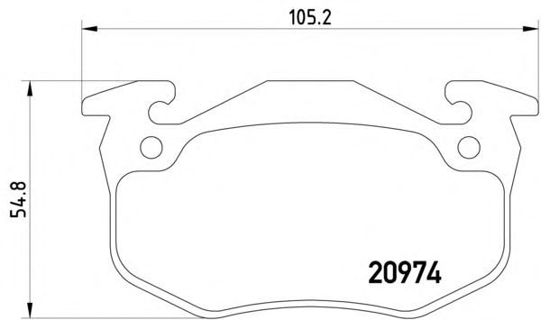 Тормозные колодки TEXTAR 2097401