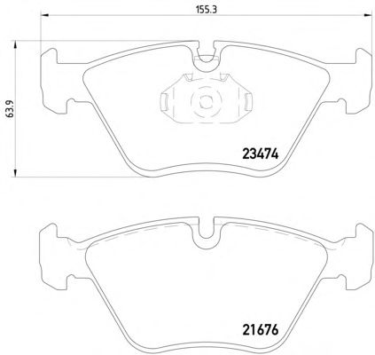 Тормозные колодки TEXTAR 2347402