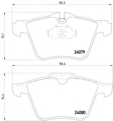 Тормозные колодки TEXTAR 2407903