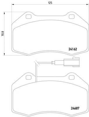 Тормозные колодки TEXTAR 2416202