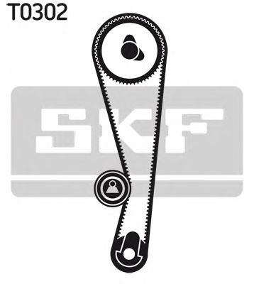 Комплект ремня ГРМ SKF VKMA 97501