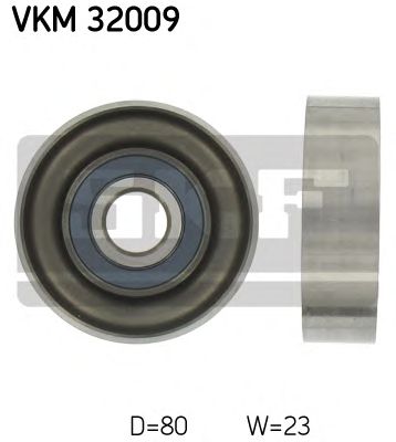 Направляющий / паразитный ролик  поликлинового ремня SKF VKM 32009