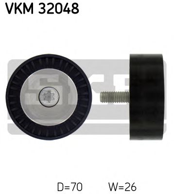 Направляющий / паразитный ролик поликлинового ремня SKF VKM 32048
