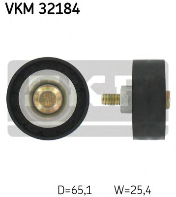 Направляющий / паразитный ролик поликлинового ремня SKF VKM 32184