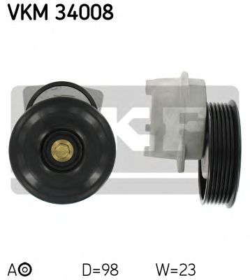 Натяжной ролик поликлинового ремня SKF VKM 34008