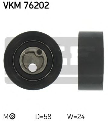 Натяжной ролик ремня ГРМ SKF VKM 76202