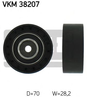 Направляющий / паразитный ролик  поликлинового ремня SKF VKM 38207