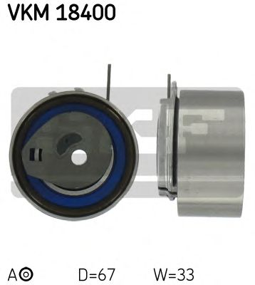 Натяжной ролик ремня ГРМ SKF VKM 18400