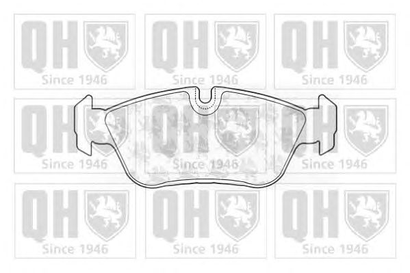 Тормозные колодки QUINTON HAZELL BP1019
