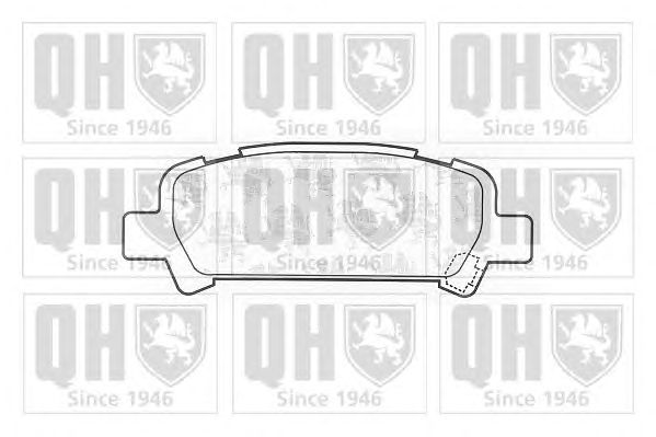 Тормозные колодки QUINTON HAZELL BP1233