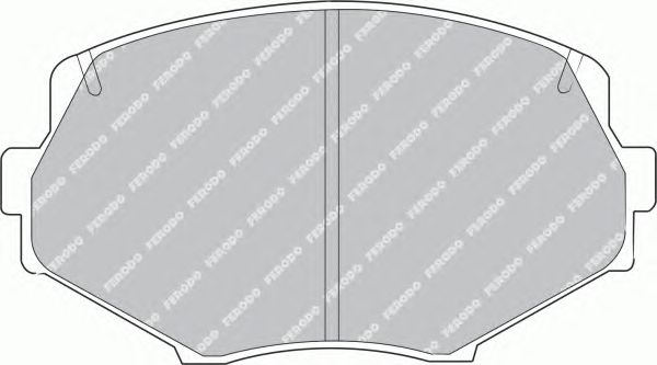 Тормозные колодки FERODO FDB1011