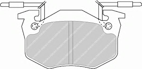 Тормозные колодки FERODO FDB428B