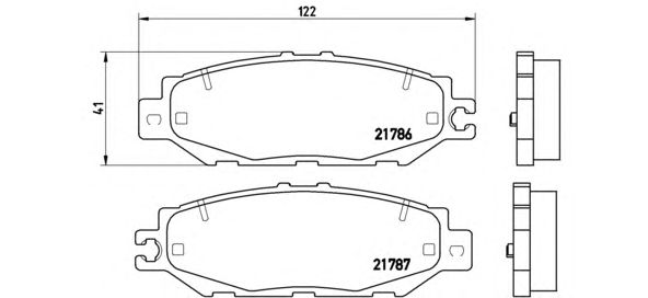 Тормозные колодки BREMBO P 83 036