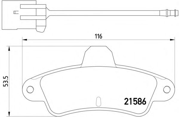 Тормозные колодки MINTEX MDB1588