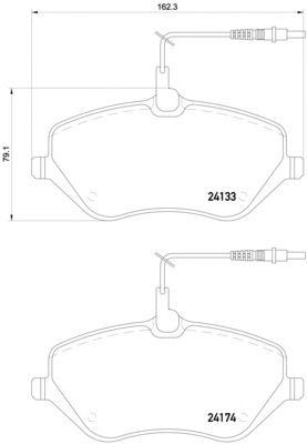 Гальмівні колодки MINTEX MDB2700