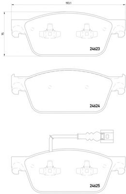 Тормозные колодки MINTEX MDB3060