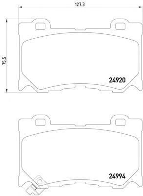 Тормозные колодки MINTEX MDB3109