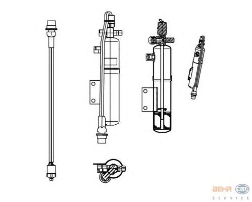 Осушитель кондиционера HELLA 8FT 351 198-541
