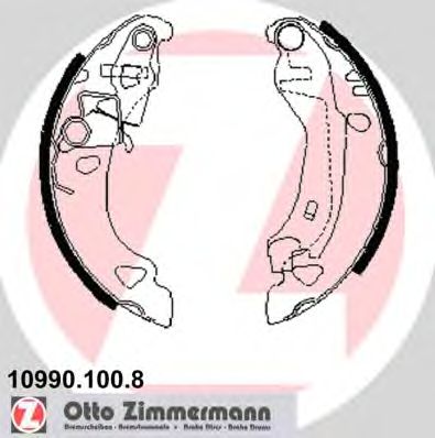 Тормозные колодки ZIMMERMANN 10990.100.8