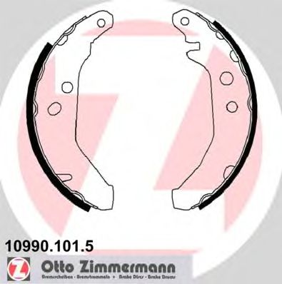 Тормозные колодки ZIMMERMANN 10990.101.5