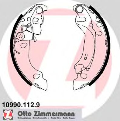 Тормозные колодки ZIMMERMANN 10990.112.9