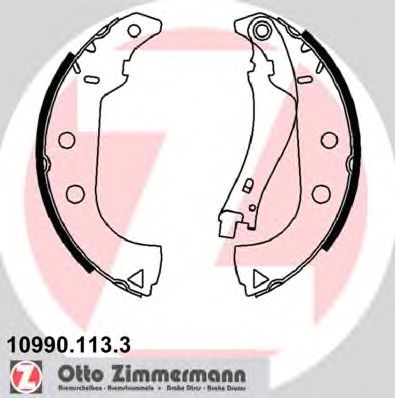 Тормозные колодки ZIMMERMANN 10990.113.3