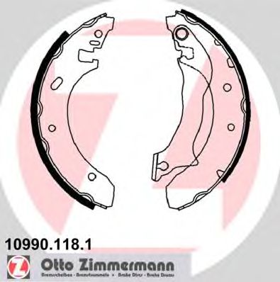 Тормозные колодки ZIMMERMANN 10990.118.1