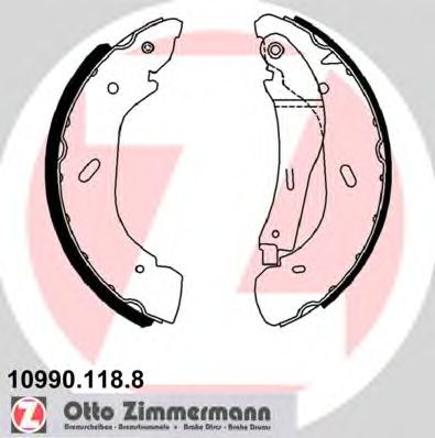 Тормозные колодки ZIMMERMANN 10990.118.8