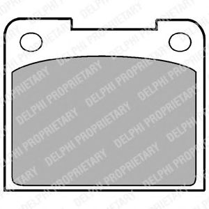 Тормозные колодки DELPHI LP15