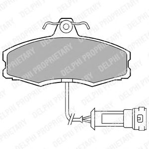 Тормозные колодки DELPHI LP249