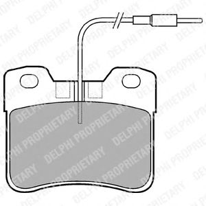 Тормозные колодки DELPHI LP563