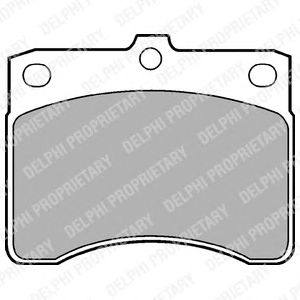 Тормозные колодки DELPHI LP578