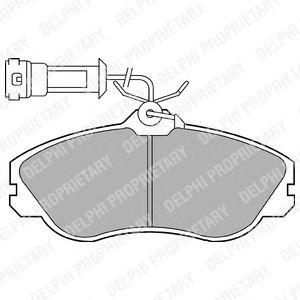 Тормозные колодки DELPHI LP579