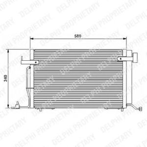 Радиатор кондиционера DELPHI TSP0225176