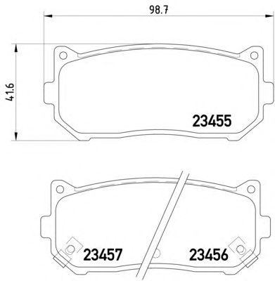Тормозные колодки HELLA 8DB 355 009-341