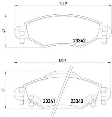 Тормозные колодки HELLA 8DB 355 010-791