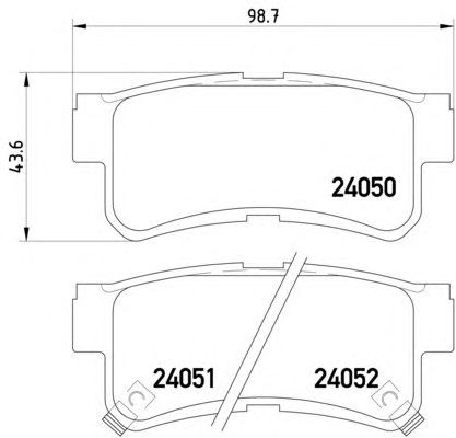 Тормозные колодки HELLA 8DB 355 011-151