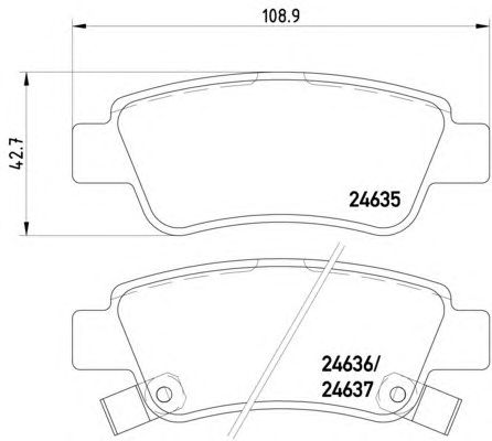 Тормозные колодки HELLA 8DB 355 013-591