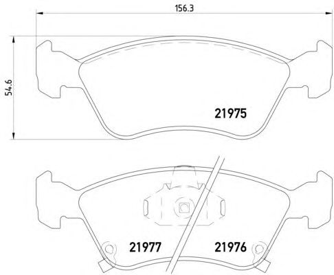 Тормозные колодки HELLA 8DB 355 016-981