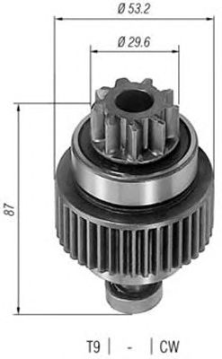 Бендикс стартера MAGNETI MARELLI 940113020224
