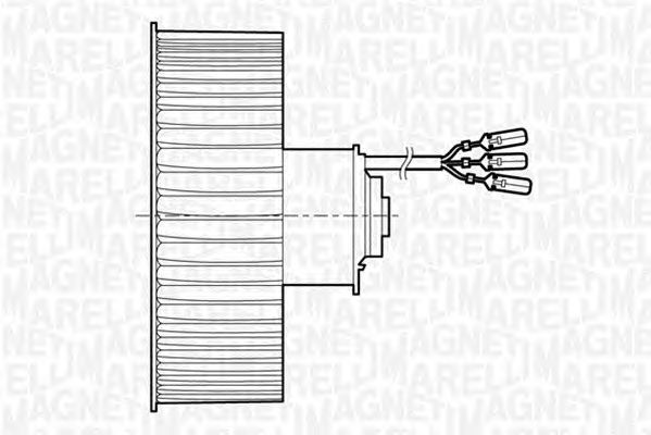 Вентилятор отопителя MAGNETI MARELLI 069401199010