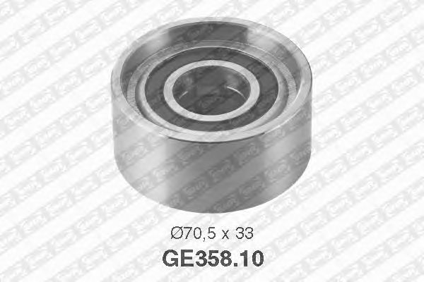 Направляющий / паразитный ролик ремня ГРМ SNR GE358.10