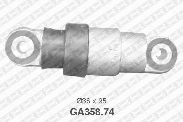 Натяжной ролик поликлинового ремня SNR GA358.74