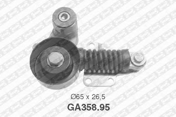 Натяжной ролик поликлинового ремня SNR GA358.95