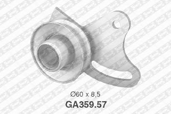 Натяжной ролик поликлинового ремня SNR GA359.57