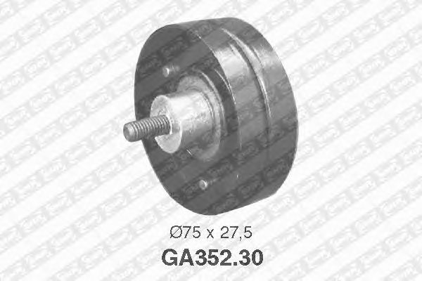 Направляющий / паразитный ролик поликлинового ремня SNR GA352.30