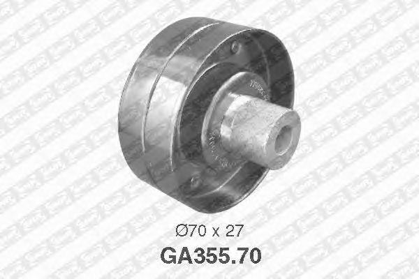 Направляющий / паразитный ролик  поликлинового ремня SNR GA355.70